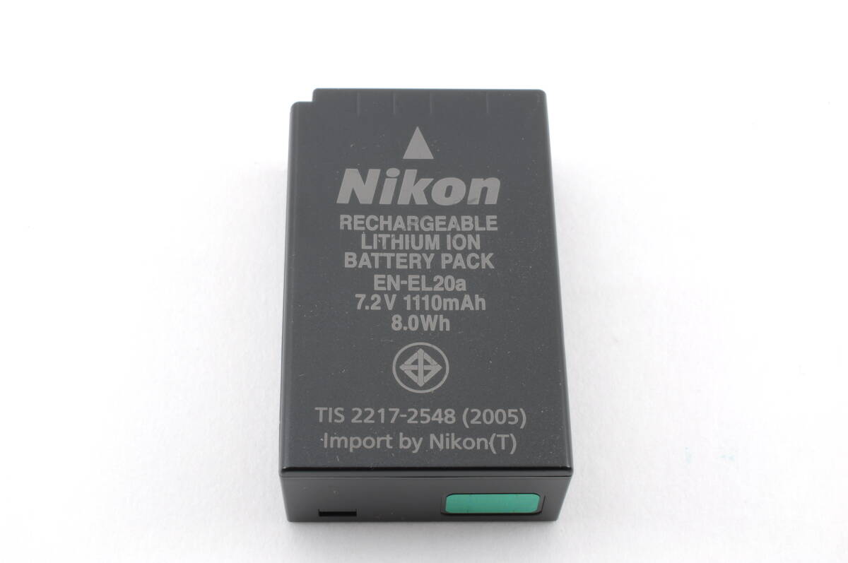 L2624 ニコン Nikon EN-EL20a リチャージャブルバッテリー BATTERY PACK 充電池 箱 取説付 カメラアクセサリーの画像2