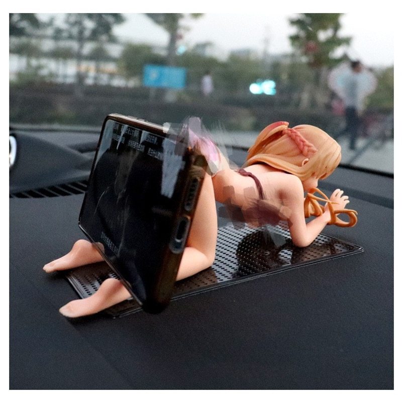 フィギュア セクシー 車載 ホルダー スマホスタンド アスナ SAO ソードアートオンライン スマホホルダー デスク 水着_画像8