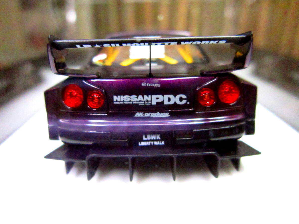  super ultra rare!! EIDOLON*COLLECTION 1/43 AXELL*WORKS /Liberty Walk LB-ER34 /Super Silhouette SKYLINE/2020 * worldwide limitation *35/35pcs!!