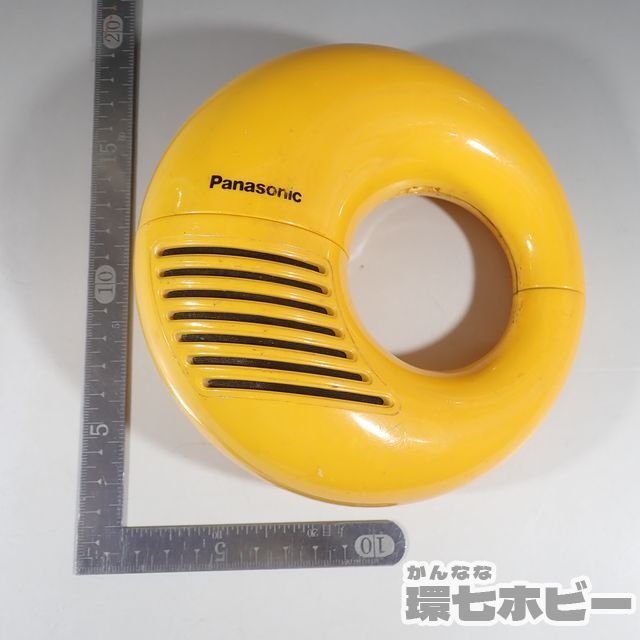 2WW58◆受信OK 当時物 Panasonic パナソニック パナペット クルン ラジオ R-72/昭和レトロ スペースエイジ インテリア 雑貨 置物 送:-/60_画像3