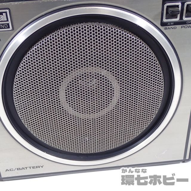 0KT6◆受信OK 当時物 National/ナショナル RF-1140 FM/AM 2バンド ラジオ 電源コードあり/昭和レトロ ビンテージ 日本製 クーガ 送:-/80の画像4