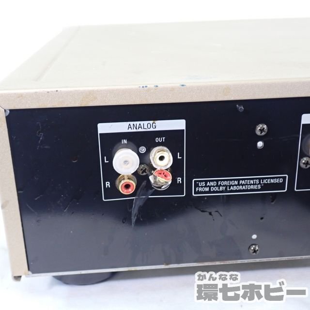 0KT59*SONY/ Sony MD deck MD recorder MDS-JA333ES electrification OK Junk sending :-/140