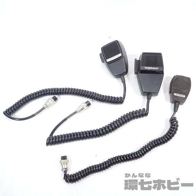 4TC84*4 pin old TRIO FORMACs Lee seven 777 CB wireless for microphone Mike summarize not yet inspection goods present condition / amateur radio NASA sending :-/60