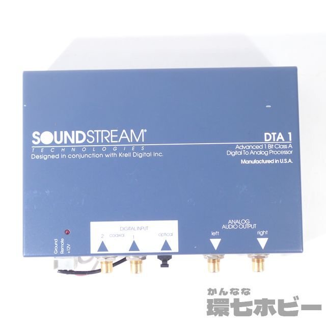 0UK17* Soundstream DTA-1 D/A converter analogue processor America made operation not yet verification /SOUND STREAM sending :-/60