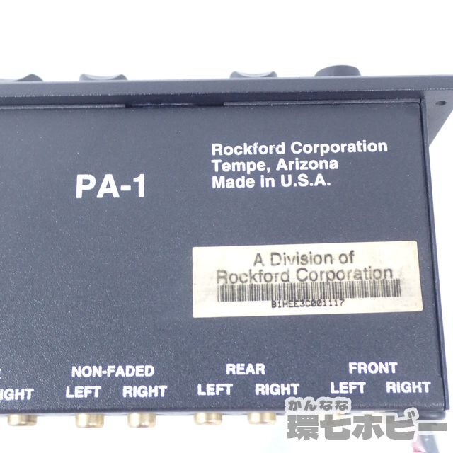 0UK10◆ロックフォード PA-1 FADER コントロール ユニット CD アンプ レス アメリカ製 動作未確認/rockford fosgate ザ パンチ 送:-/60の画像7