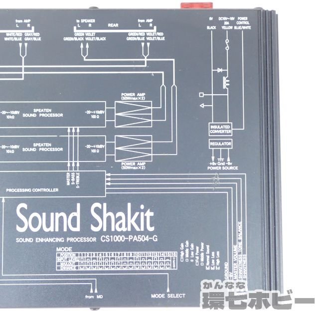 0UK13* sound science sound car kit CS1000-PA504-G sound quality improvement unit operation not yet verification /Sound Shakit Car Audio sending :-/60