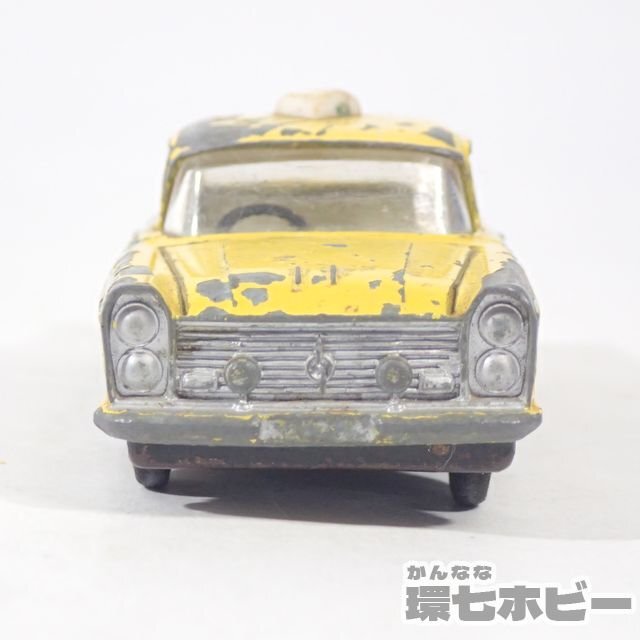 1UL22◆当時物 古い アサヒ玩具 ATC モデルペット 日産 セドリック タクシー 日本製 ジャンク/MODELPET NISSAN Cedric ミニカー 送:-/60の画像6