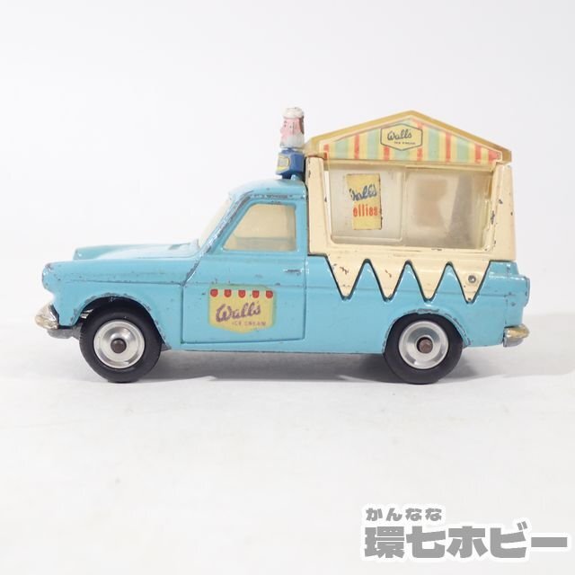 1UL34◆当時物 コーギー ウォールズ アイスクリームバン 英国製/CORGI TOYS Wall's ミニカー ICE CREAM VAN 商用車 ビンテージ 送:-/60の画像2