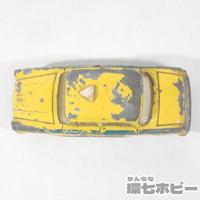 1UL22◆当時物 古い アサヒ玩具 ATC モデルペット 日産 セドリック タクシー 日本製 ジャンク/MODELPET NISSAN Cedric ミニカー 送:-/60の画像8