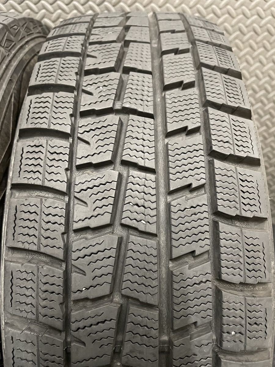 185/65R15 DUNLOP/WINTER MAXX WM01 17年製 社外 15インチ 6J＋45 100 5H スタッドレス 4本 ダンロップ シエンタ プリウス (4-C258)_画像6