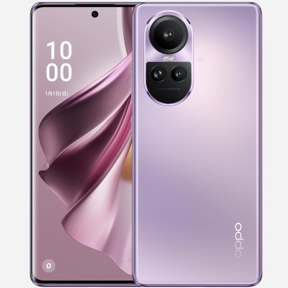 ☆送料込 Oppo Reno10 Pro メモリー8GB ストレージ256GB デュアルSIM 6.7インチ グロッシーパープル ソフトバンク SIMフリー おまけ有☆_画像8