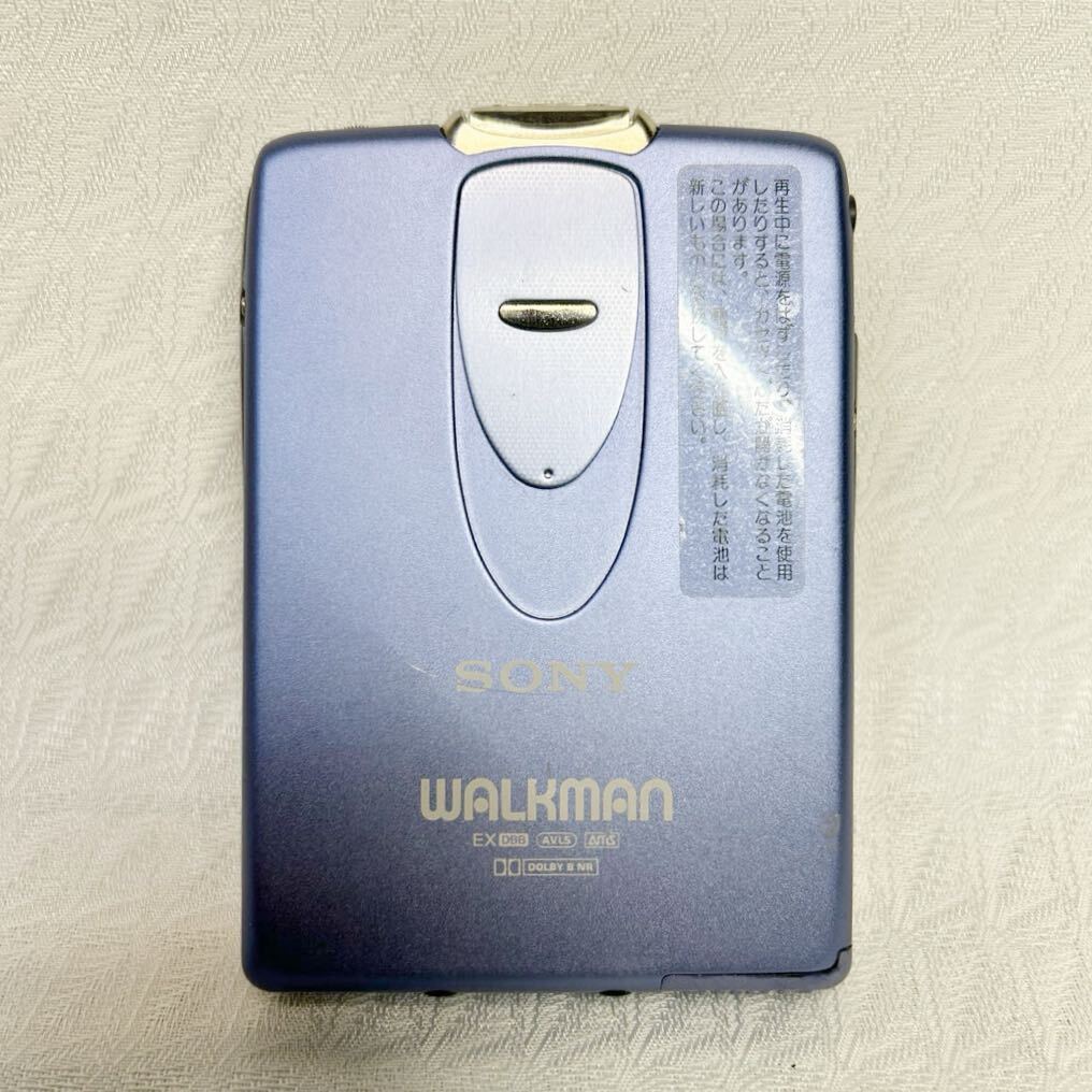 SONY ソニー　WALKMAN WM-EX2 カセットウォークマン　ステレオヘッドホンカセットプレーヤー　未チェック・ジャンク品！_画像3