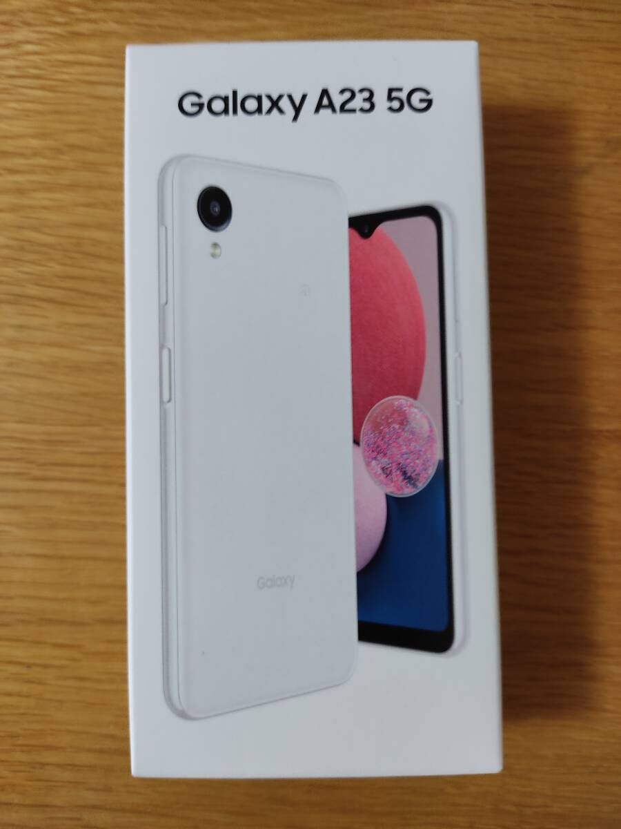 【未開封】Galaxy A23 5G 楽天モバイル White SM-A233C 本体 Android スマホ 白 SIMフリー Rakuten_画像1
