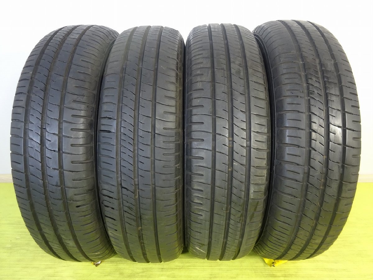 ダンロップ ENASAVE EC204　165/70R14 81S★7.5-8.5分山 2022年製 4本価格 中古 ノーマル【送料無料】AOM-Ｋ1647【青森発】_画像1