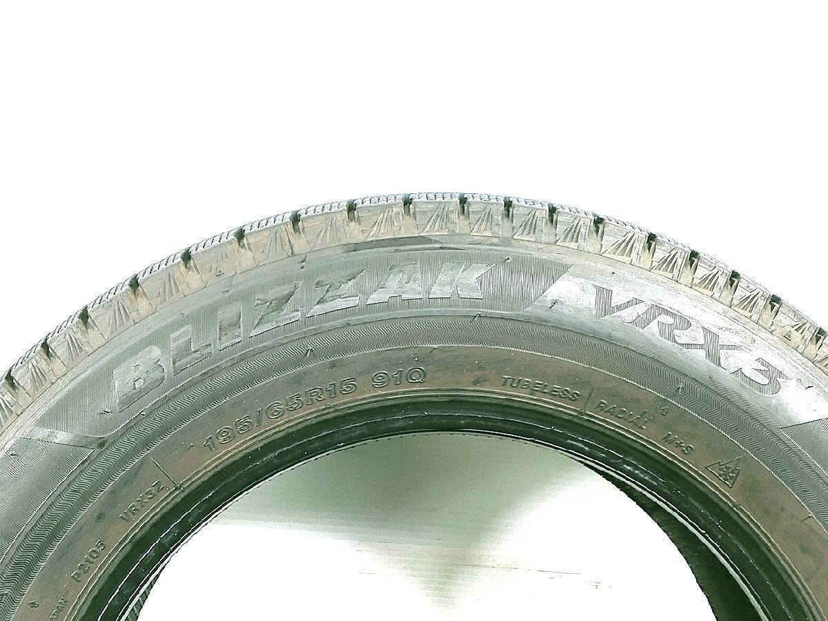 ブリヂストン BLIZZAK VRX3★195/65R15 91Q★8分山 2021年製 4本 スタッドレス 【宮城発 送料無料】MYG-B11992_画像8