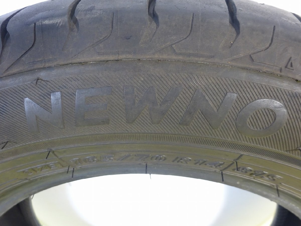 ブリジストン NEWNO 165/70R14 81S★8.5分山 2023年製 1本価格 中古 ノーマル【送料無料】AOM-K1702 青森_画像6