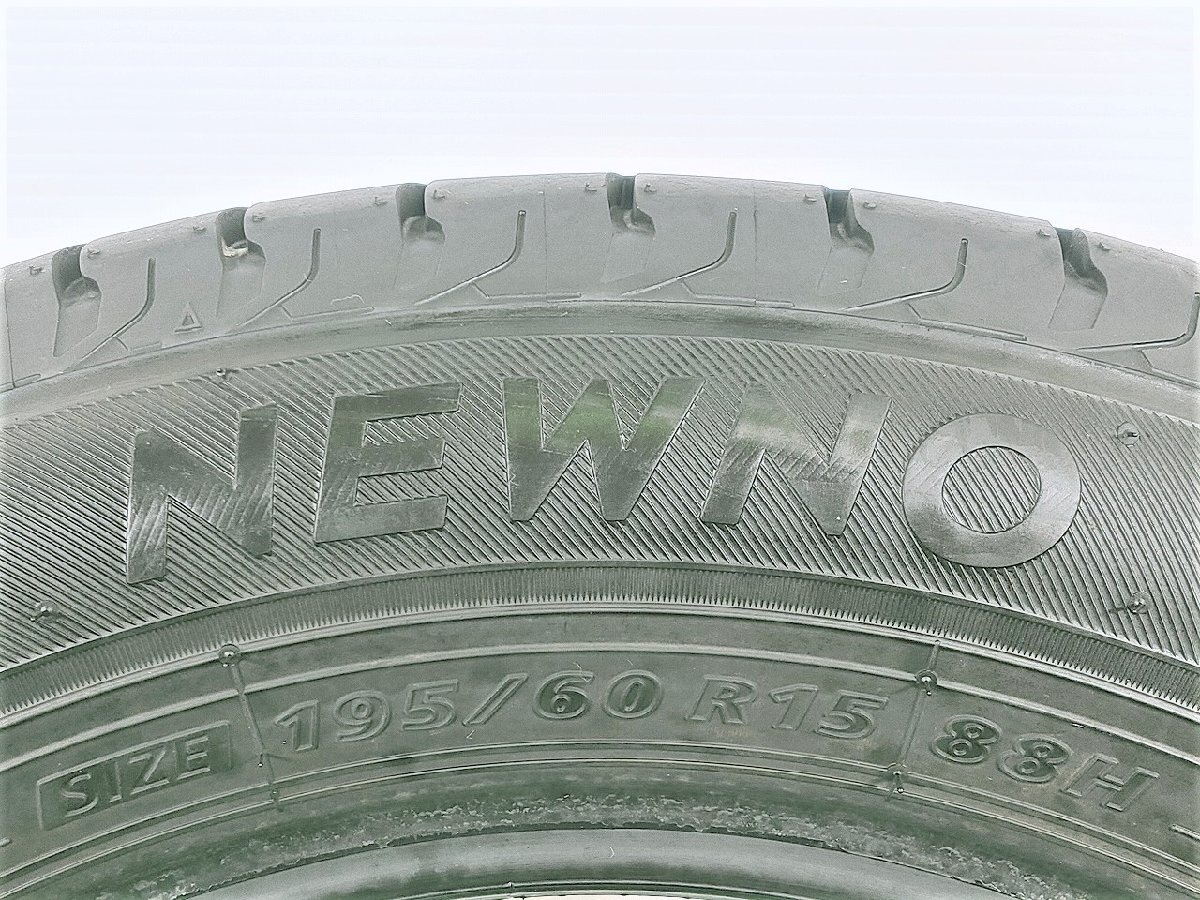 ブリヂストン NEWNO 195/60R15 88H★9.9分山 2023年製 4本 ノーマル【宮城発 送料無料】MYG-A10237の画像8