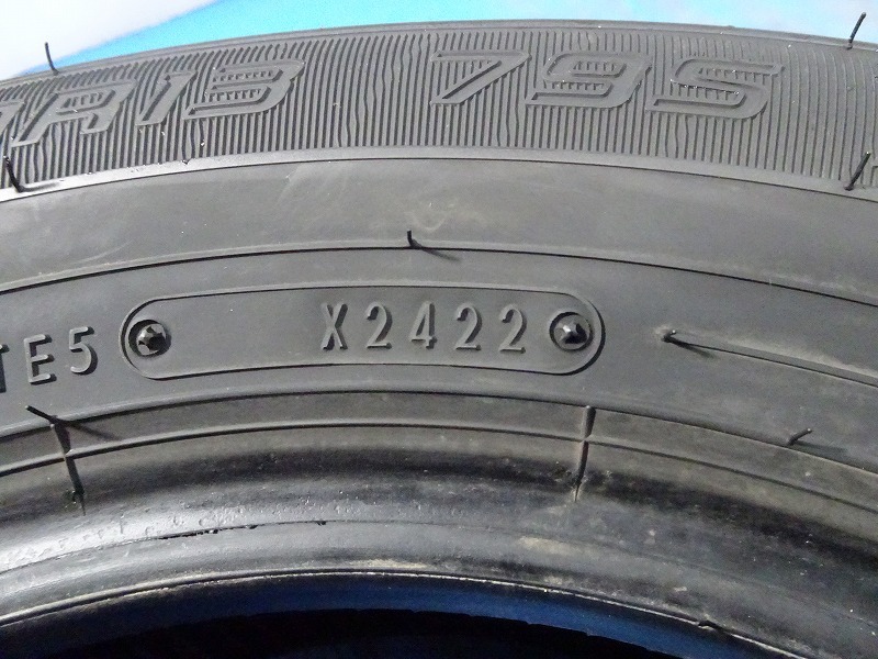 ダンロップ ENASAVE EC202 155/80R13 79S★8.5分山 2022年製 2本 ノーマル FUK-D13689【福島発 送料無料】_画像8