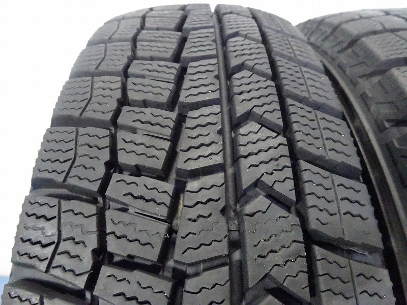 ダンロップ WINTER MAXX WM02 155/65R13 73Q★8分山 2021年 4本 スタッドレス FUK-D13734【福島発 送料無料】冬_画像2