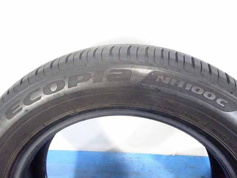 ブリヂストン ECOPIA NH100C 155/65R14 75H★7.5分山 2021年 2本 ノーマル 【福島発 福島発】FUK-D13836★夏_画像6