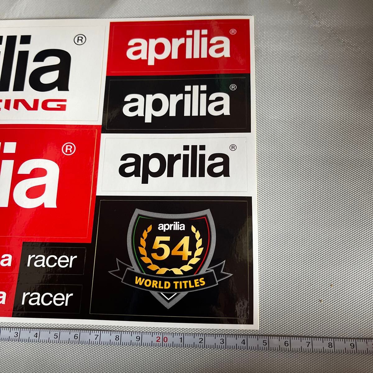 アプリリアレーシングステッカーAprilia デカール　MotoGP エスパルガロ　バイク装飾カスタム