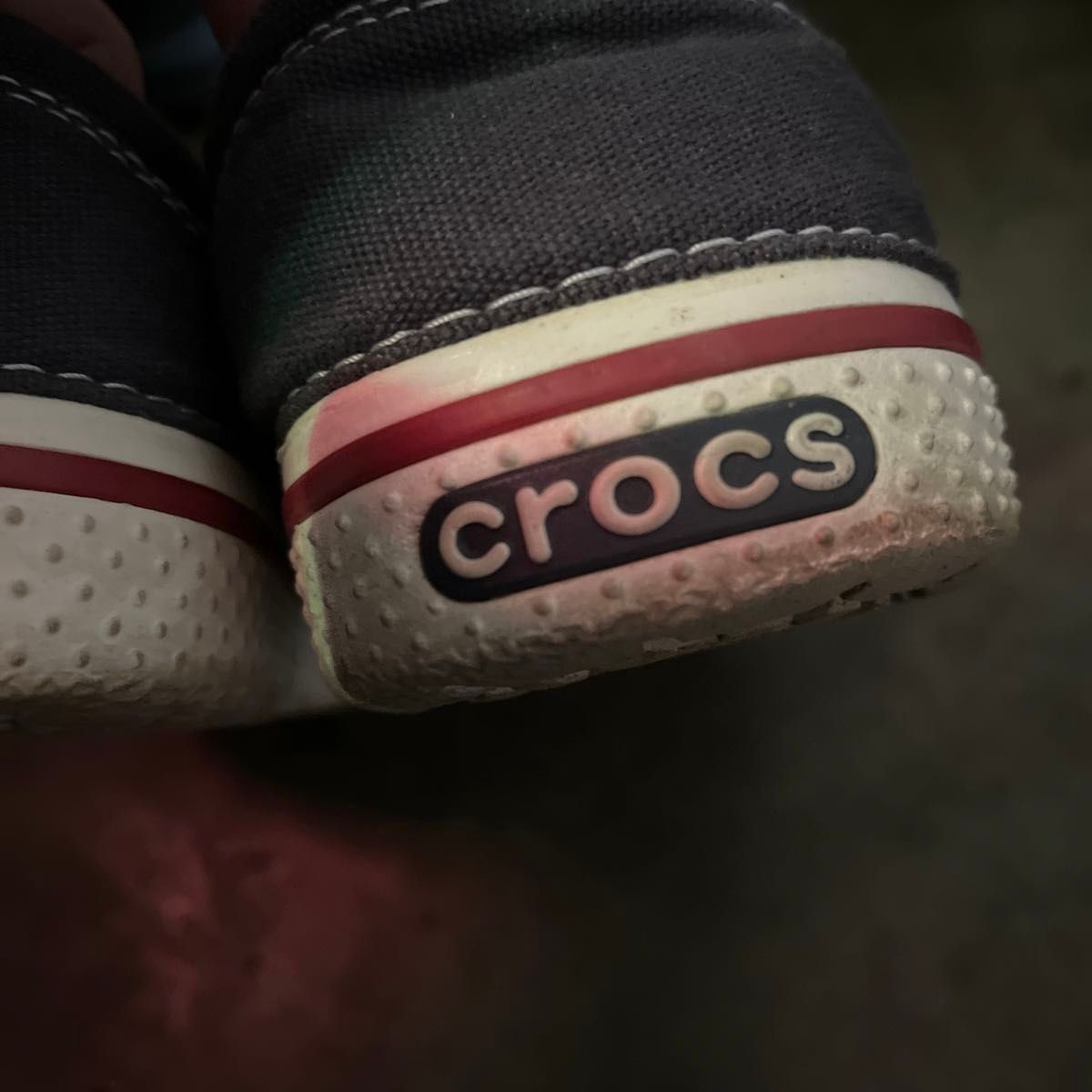 crocs クロックス　 スニーカー ネイビー　靴