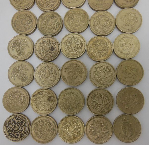 イギリス旧硬貨　イギリスポンド旧硬貨　　計54枚　海外旧硬貨 外国旧硬貨　お安くどうぞ_画像3