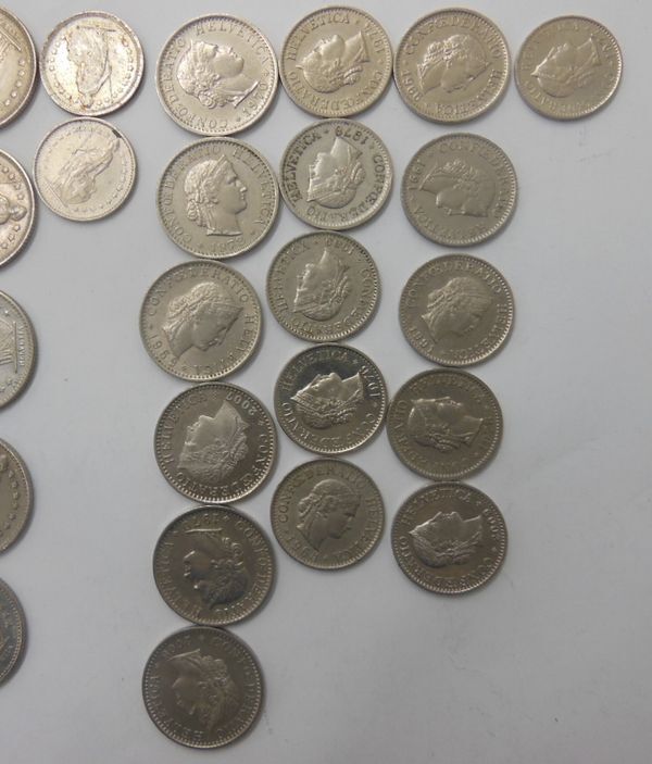 スイス旧硬貨　CHF 計24.25スイスフラン分 計29枚　スイス連邦 Swiss Confederation海外旧硬貨 外国旧硬貨　お安くどうぞ_画像6