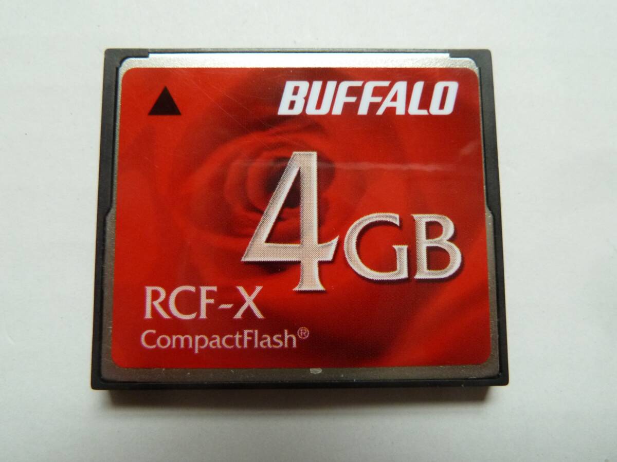 コンパクトフラッシュ CFカード・BUFFALO RCF-X 4GB・中古良品_画像1