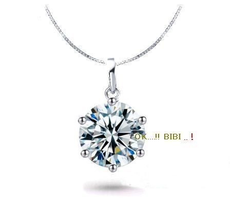 Ｆn-04 限定！・揺れる！！/ 一粒 Diamond / 1.26ct / Pt900刻有 / ダイヤモンド オリジナル / ネックレス- プレゼントBOX付！の画像1