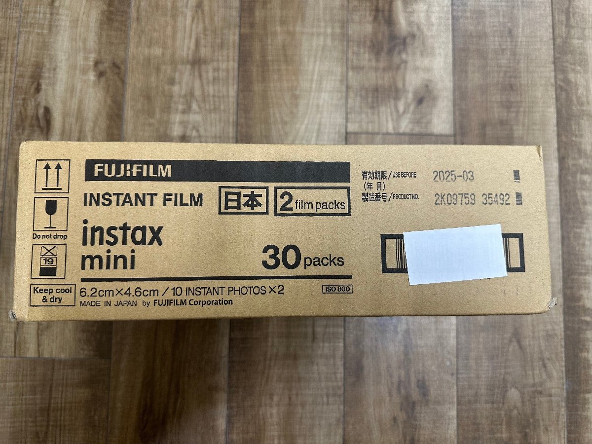 INSTAX mini チェキフィルム 2パック 30個入り の画像1