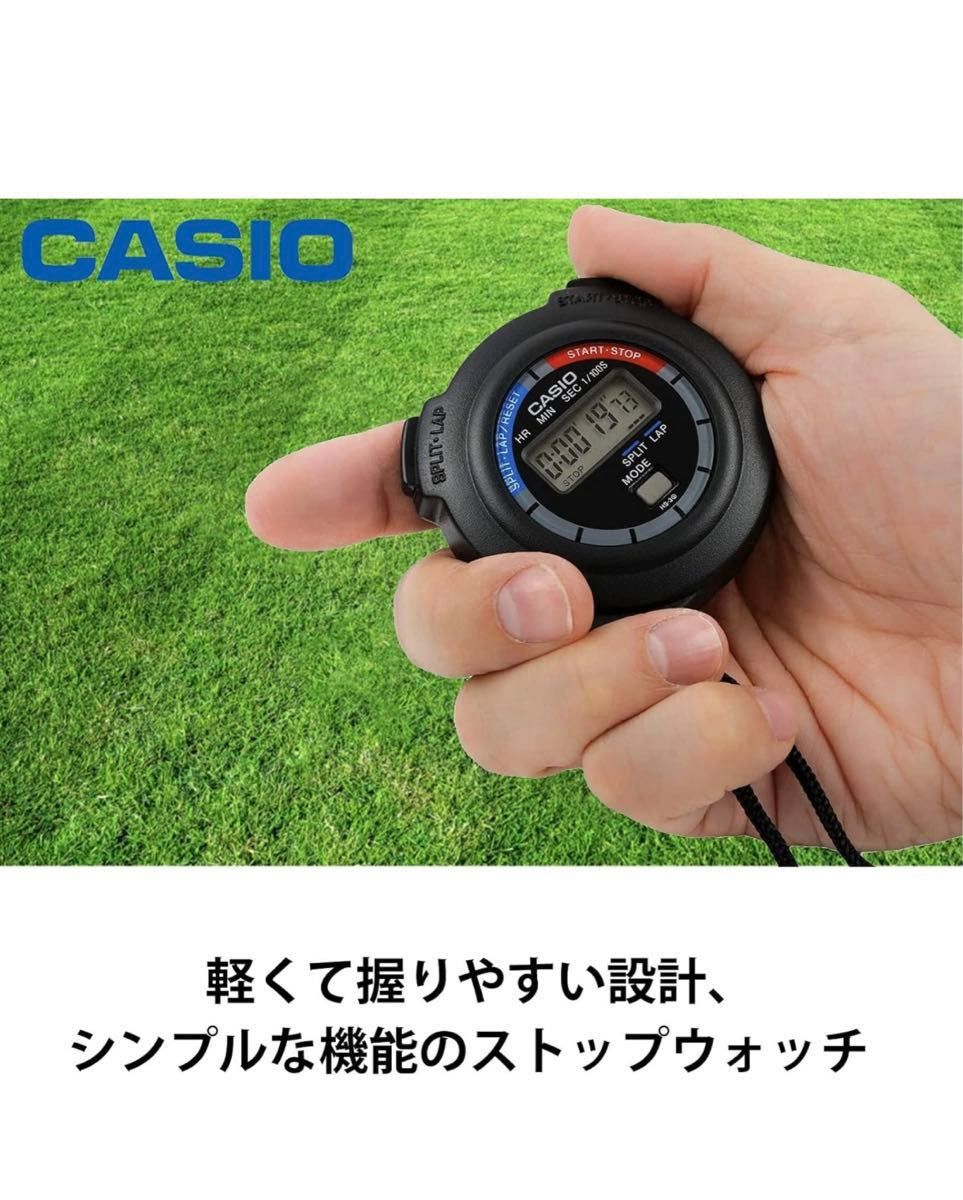 CASIO(カシオ) ストップウォッチ ラップタイム スプリット 計測 消音 ブラックHS-3C-8AJH