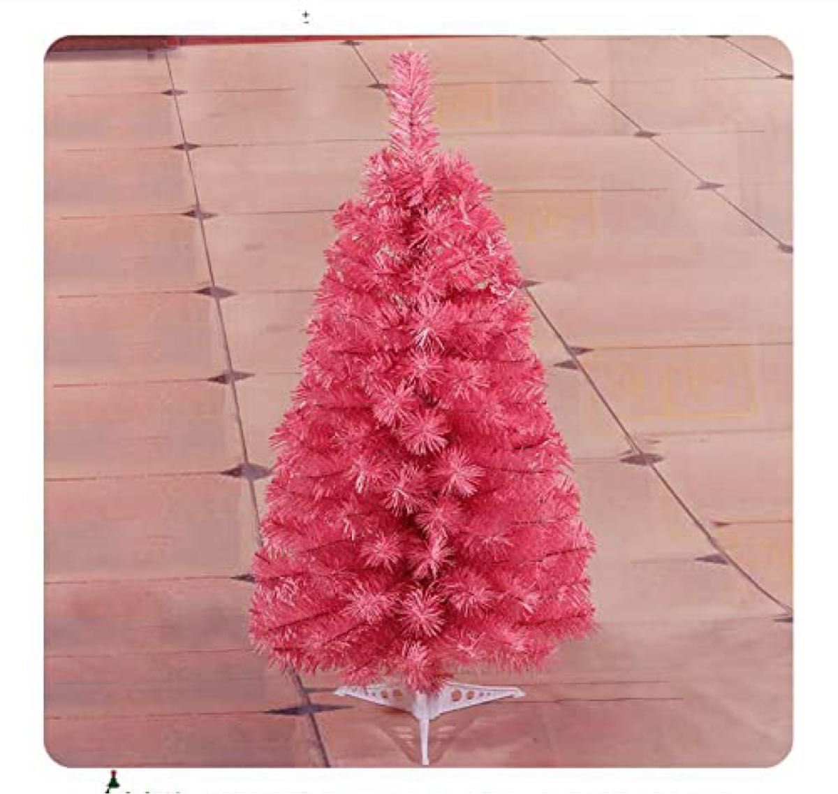 【目を惹くピンク】クリスマスツリー 90cm かさスノータイプ クリスマス飾り