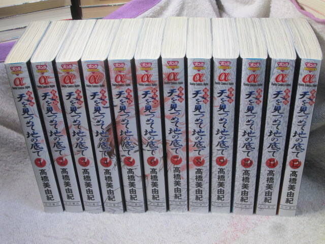 ☆☆☆　新装版　天を見つめて地の底で　全12巻　高橋美由紀　全初版　☆☆☆_画像1
