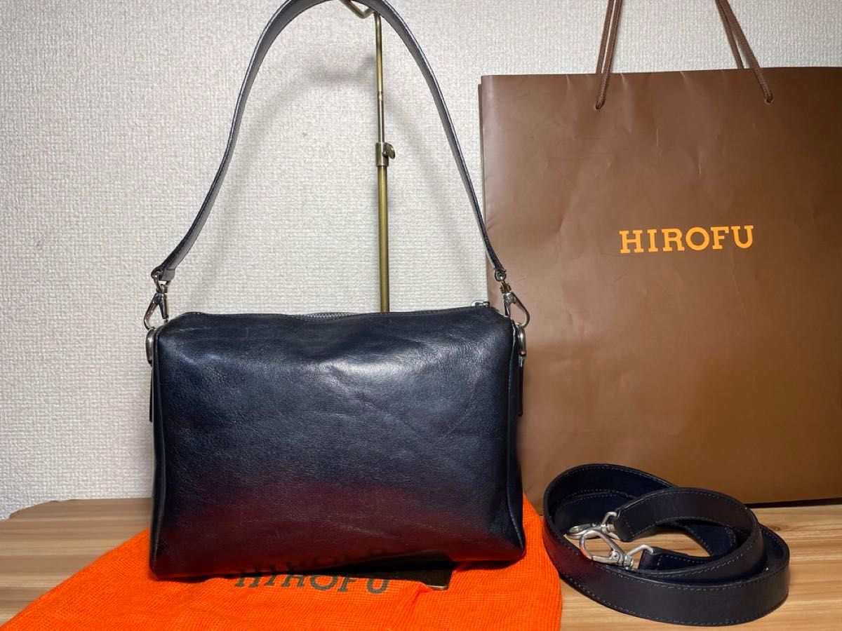 HIROFU    ヒロフ　2WAY  レザーバッグ