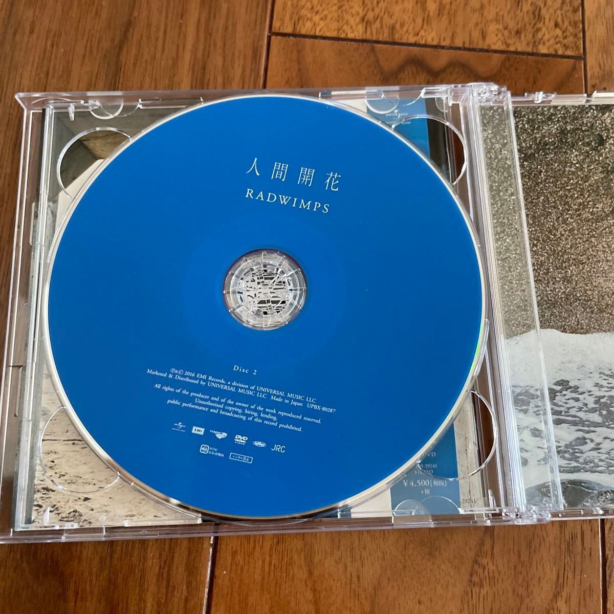 人間開花　RADWIMPS 初回限定盤 DVD付　 CD  RAD 