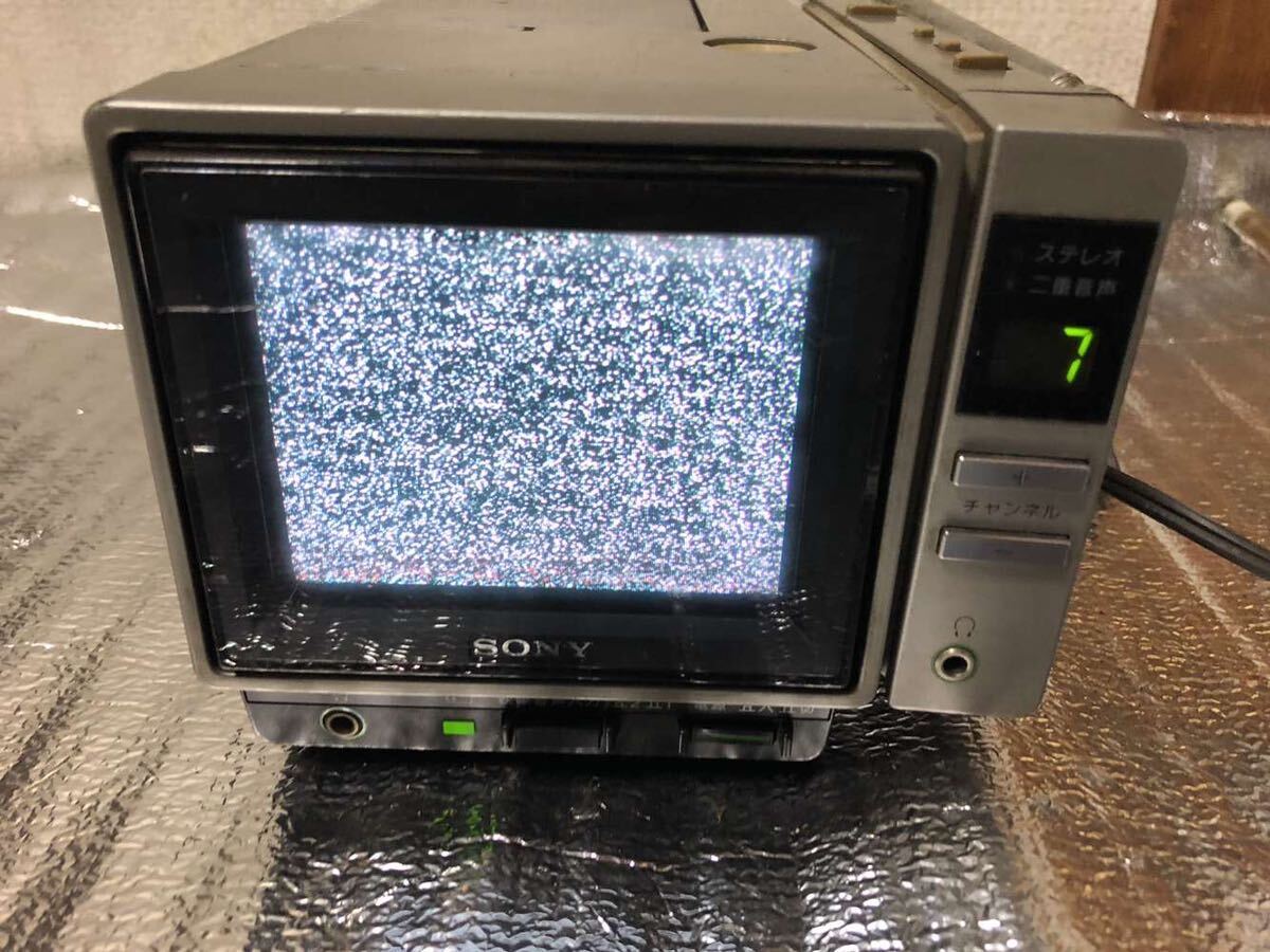 SONY TRINITRON KX-4M1/VT-M1 カラー ビデオモニター ブラウン管 昭和 レトロ_画像2
