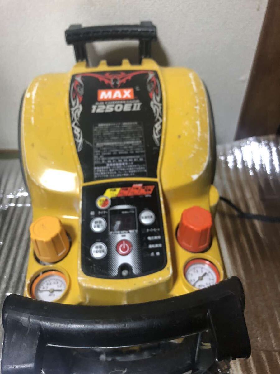 MAX マックス スーパーエアコンプレッサー 1250EII ジャンク品_画像1