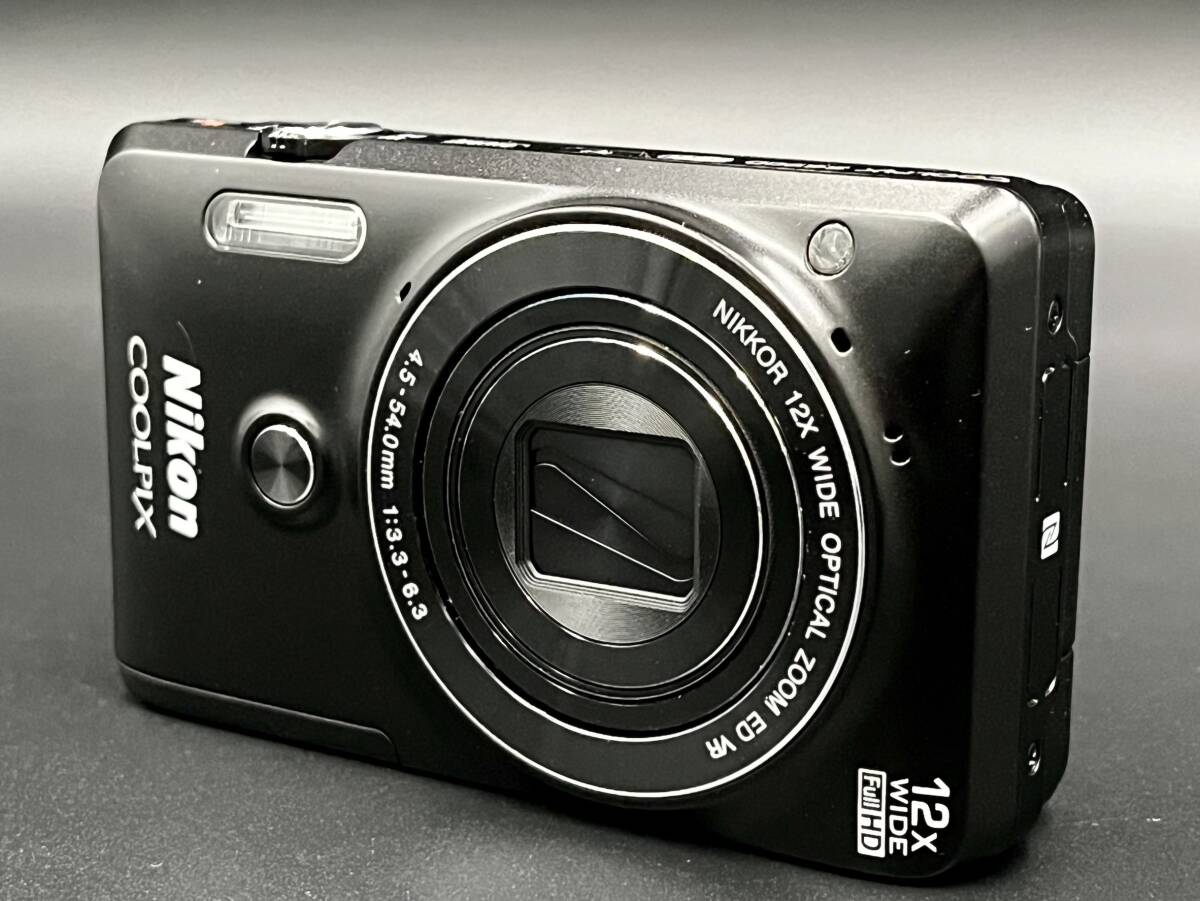 Nikon COOLPIX S6900 ニコン リッチブラック 12倍ズーム 1602万画素 デジタルカメラ デジカメ ブラック 黒_画像1