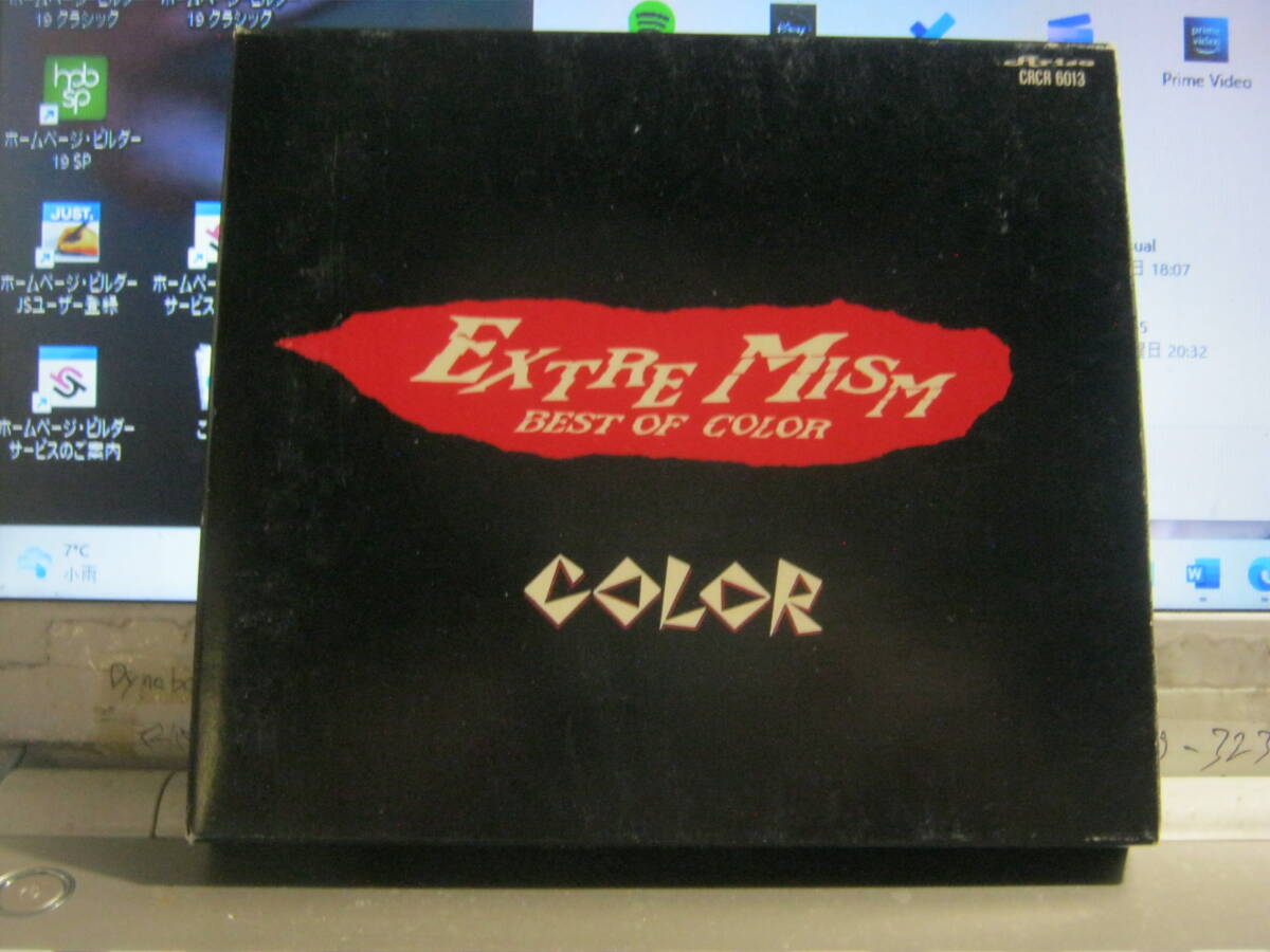 COLOR カラー / EXTRE MISM : BEST OF COLOR 初回写真集付きCD FREE-WILL _画像1