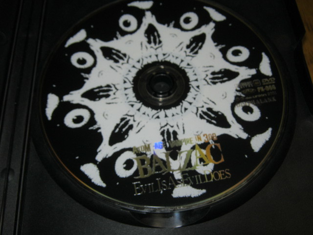 BALZAC バルザック / EVIL IS AS EVIL DOES DVD ZODIAC SHOCKER S_画像3