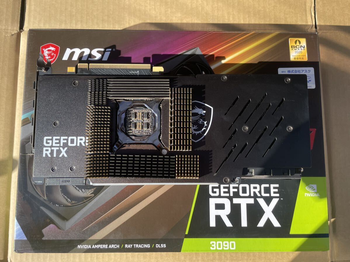 MSI GeForce RTX 3090 GAMING X TRIO 24G グラフィックボード 箱付の画像2