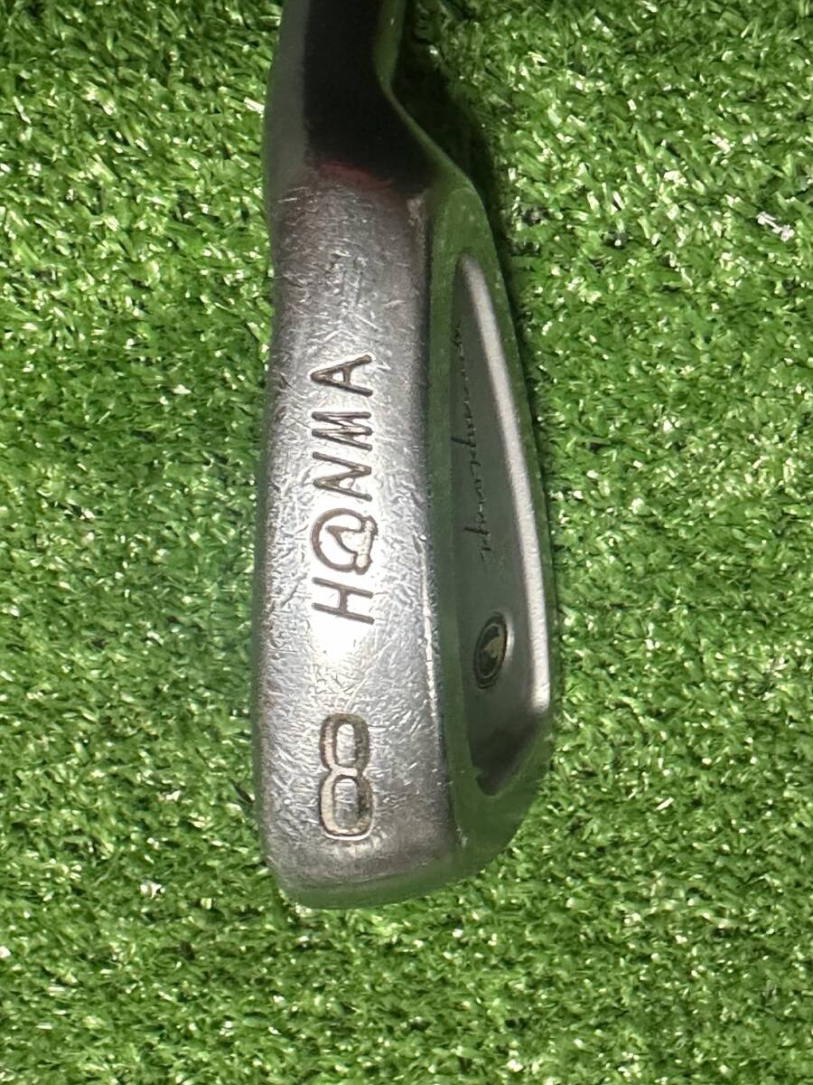 【同梱対応可】SAI-5136 中古 単品アイアン 8番 HONMA ホンマ LB-708 CAVITY BACK 黒モグラ カーボンシャフト Flex R-1の画像3