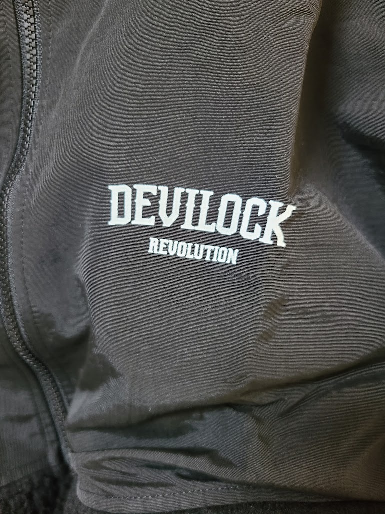 Devilock Logo Boa Fleece Jacket 26 Anniversary XL New デビロック 26周年 新品未使用 正規品 90年代 恵比寿 7STARS DESIGN_画像3