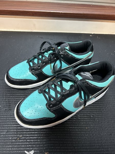 1円スタート 未使用 NIKE DUNK LOW US8.5 26.5cm tiffany カスタムペイント dunk b AF1 jordan fragment atmosの画像2