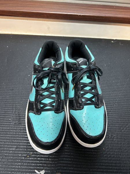 1円スタート 未使用 NIKE DUNK LOW US8.5 26.5cm tiffany カスタムペイント dunk b AF1 jordan fragment atmosの画像3