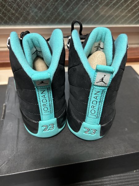 1円スタート 新品未使用 NIKE AIR JORDAN 12 RETRO GG US8 26cm tiffany ティファニーカラーdunk sb AF1 jordan fragment atmosの画像5