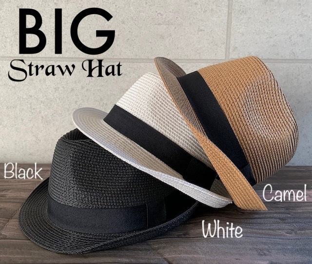 帽子 大きいサイズ ストロー 中折れ ハット ブレード BIGサイズ 折り畳み XL BIGサイズ 新品 ストローハット 白 ダイヤトップの画像10