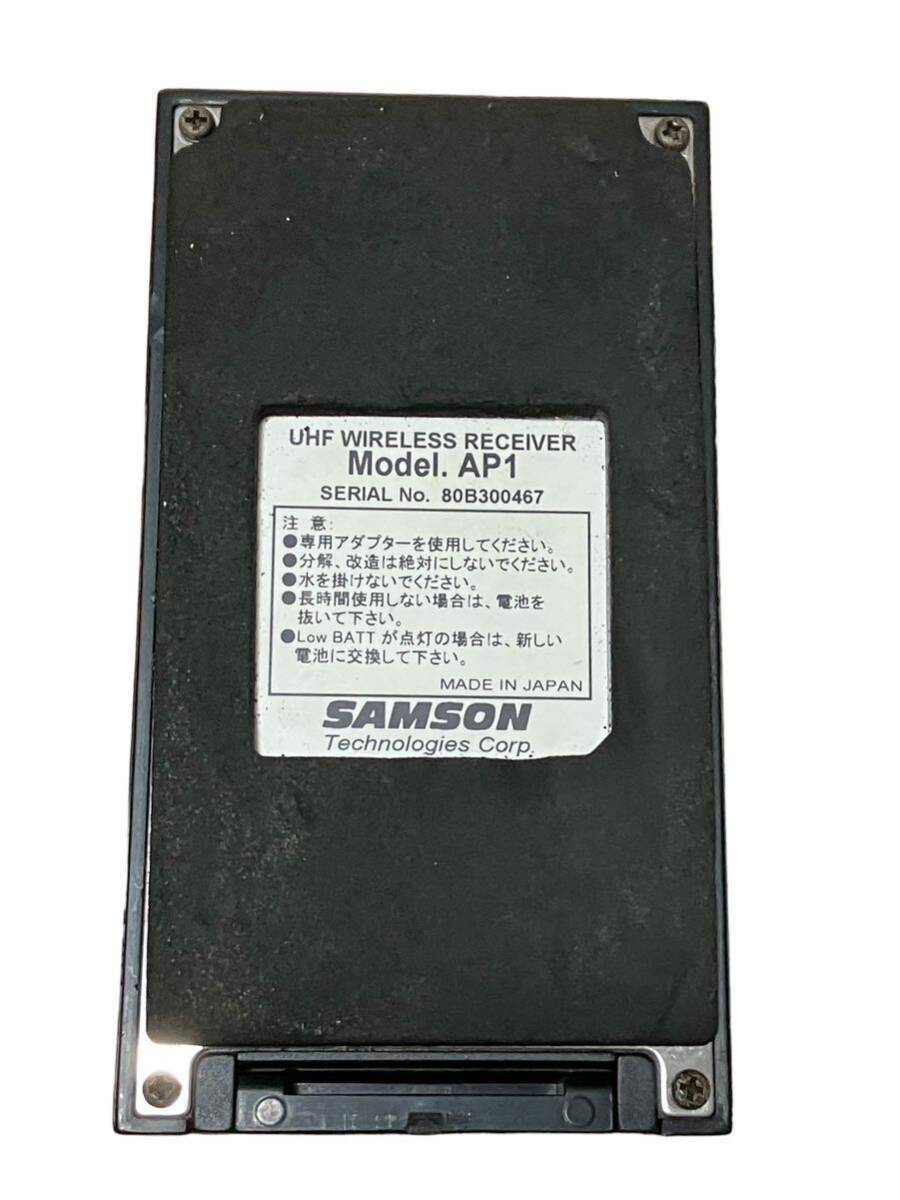 【ジャンク】 SAMSON サムソン AP1 AG1 ギター用ワイヤレス送受信機 現状品_画像3