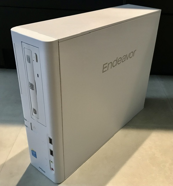 即決　送料無料　デスクトップパソコン　 EPSON Endeavor AT993 Core i3-6100 3.7GHz/4GB/HDD500GB/DVD/Windows10 中古_画像1